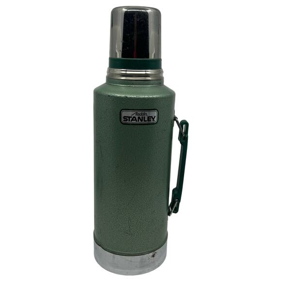 1913 Vintage Stanley Thermos A945DH Half Gallon Vacuum Bottle Aladdin w/Handle - Picture 1 of 7